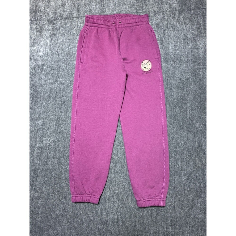 Off-White Girls Joggers pink size 10 NEW - Picture 6 of 11